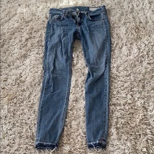 Rag and bone low waisted jeans